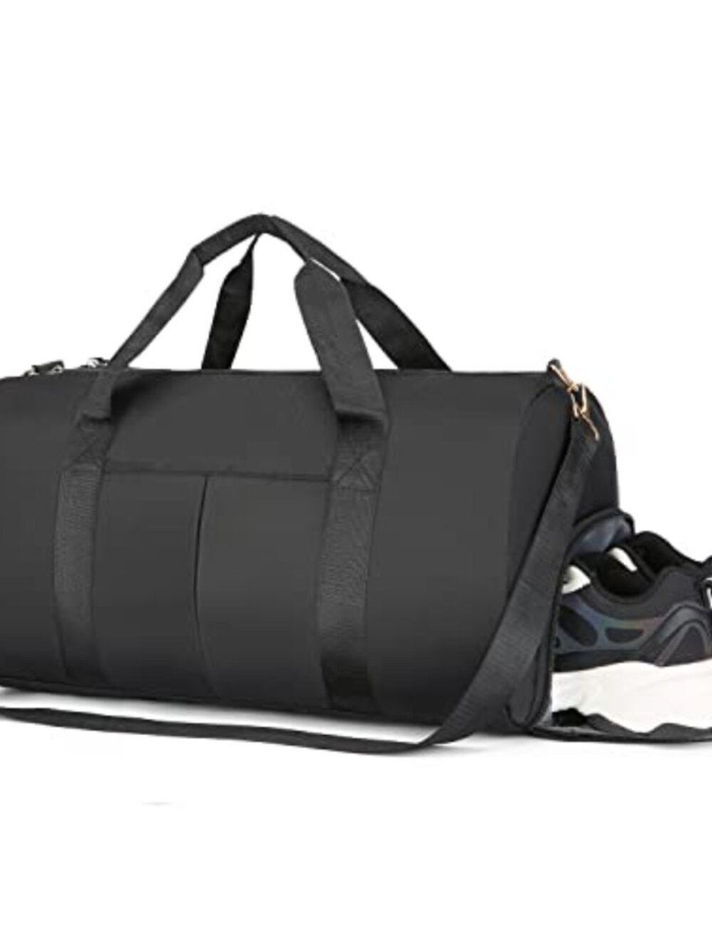 Waterproof Gym Duffel Bag with Shoe & Wet Pocket Nylon Travel